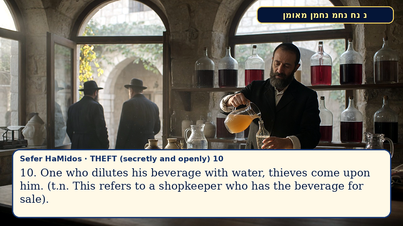 Sefer Hamidos THEFT (secretly and openly) teaching 10 english picture