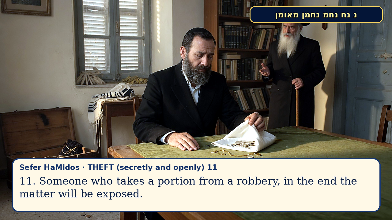 Sefer Hamidos THEFT (secretly and openly) teaching 11 english picture