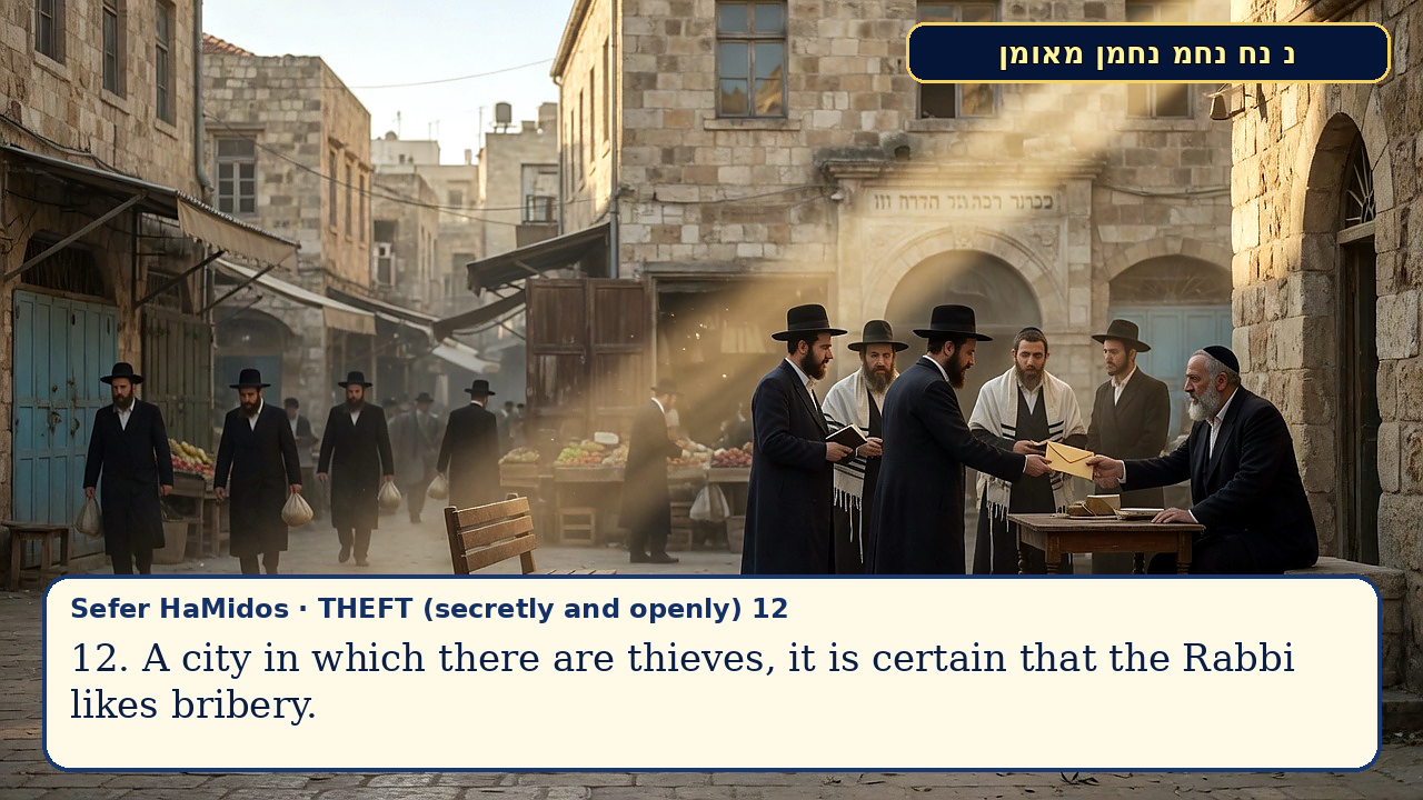 Sefer Hamidos THEFT (secretly and openly) teaching 12 english picture