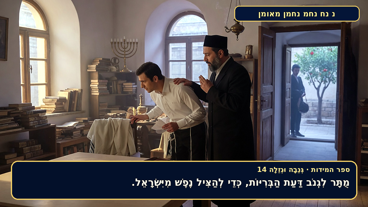 Sefer Hamidos THEFT (secretly and openly) teaching 14 hebrew picture