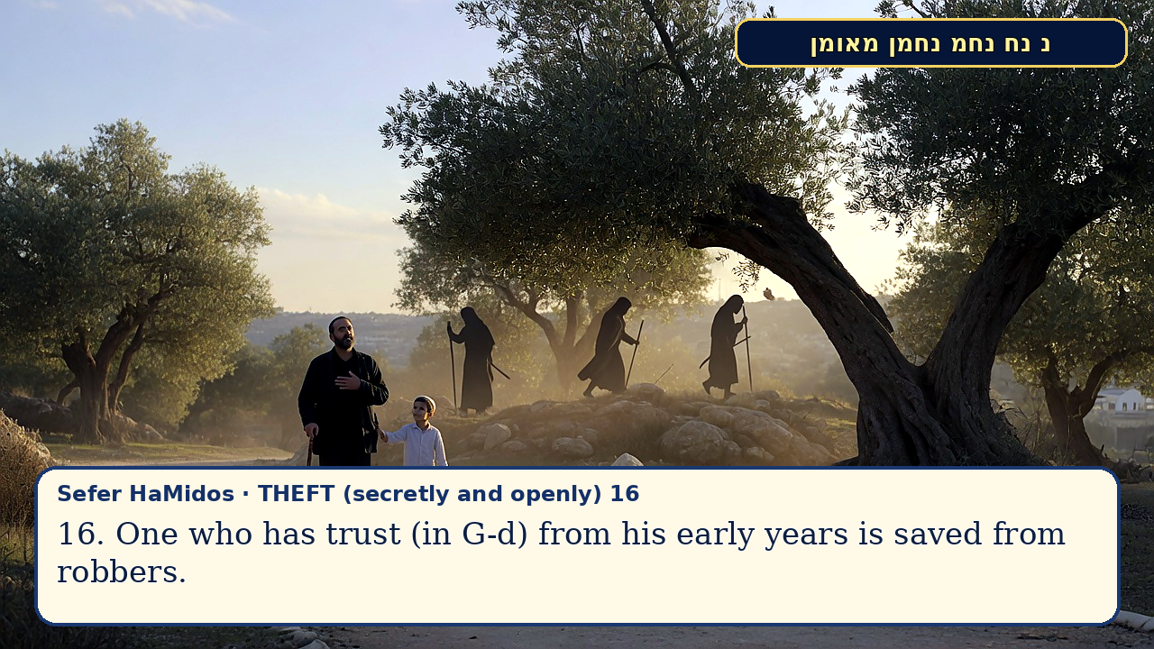 Sefer Hamidos THEFT (secretly and openly) teaching 16 english picture