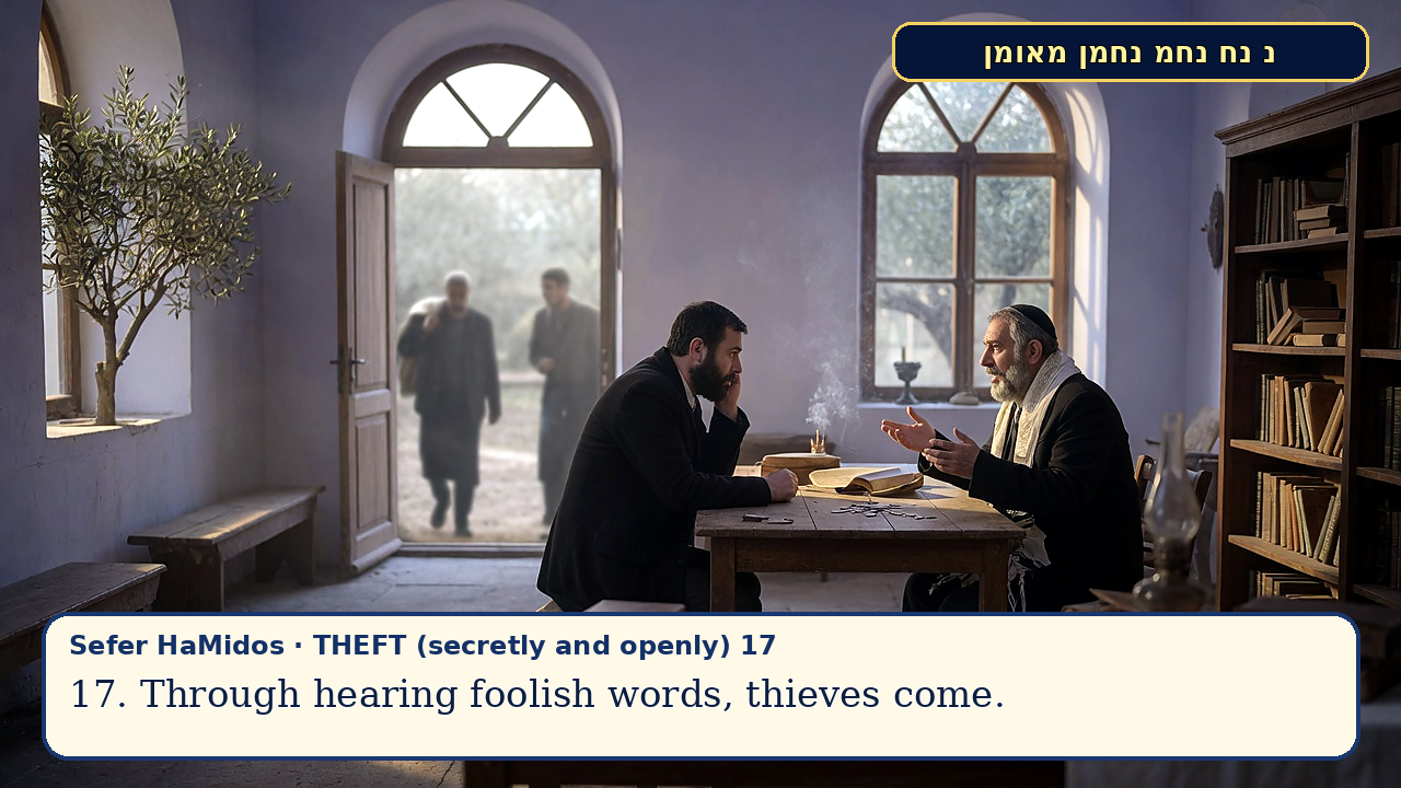 Sefer Hamidos THEFT (secretly and openly) teaching 17 english picture