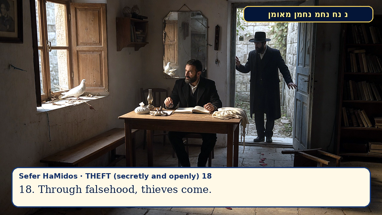 Sefer Hamidos THEFT (secretly and openly) teaching 18 english picture