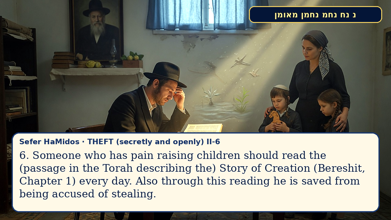 Sefer Hamidos THEFT (secretly and openly) teaching 24 english picture