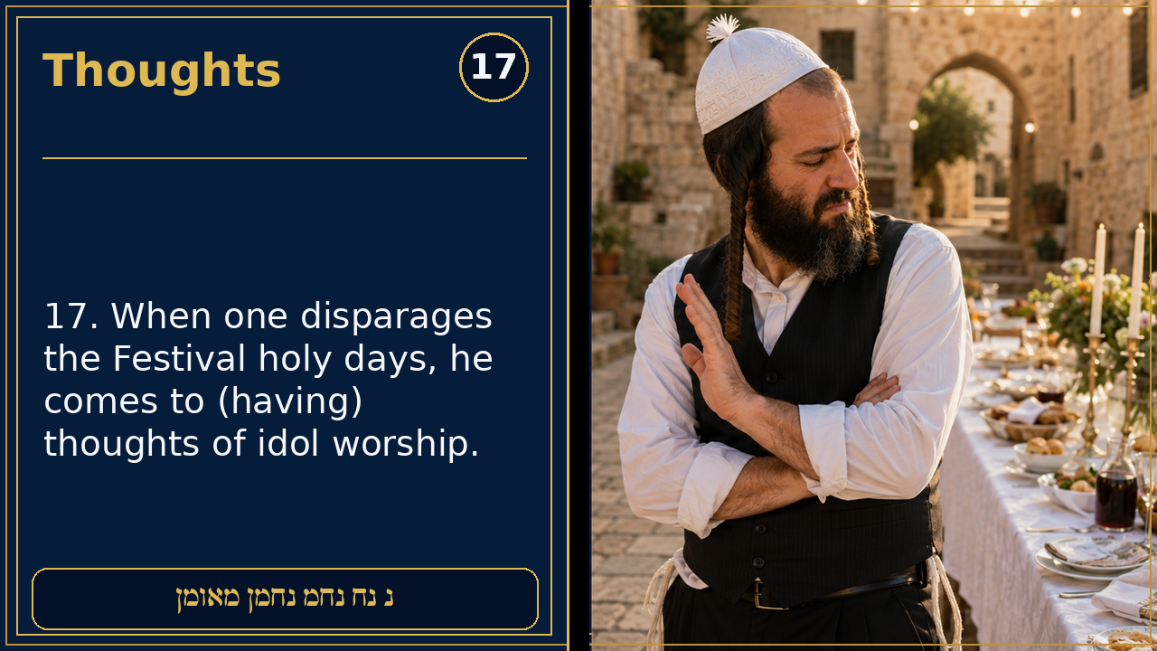 Sefer Hamidos Thoughts teaching 17 english picture
