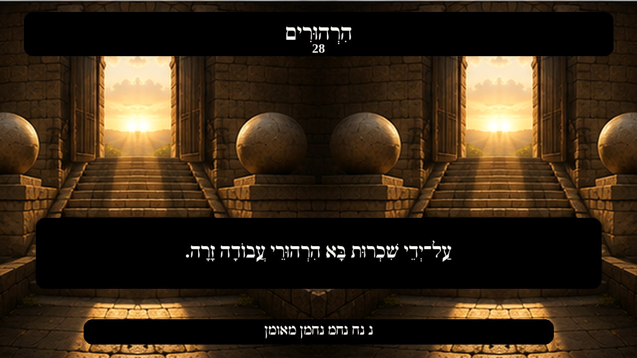 Sefer Hamidos Thoughts teaching 28 hebrew picture