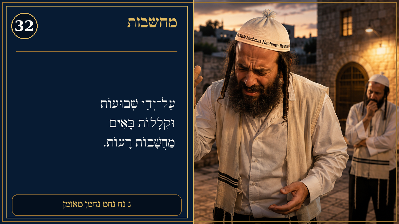 Sefer Hamidos Thoughts teaching 32 hebrew picture