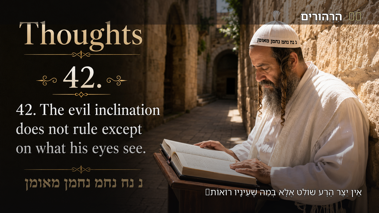Sefer Hamidos Thoughts teaching 42 hebrew picture