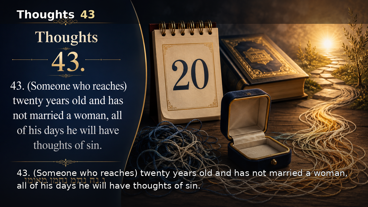 Sefer Hamidos Thoughts teaching 43 english picture