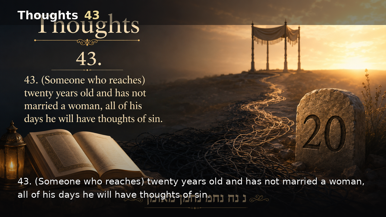 Sefer Hamidos Thoughts teaching 43 english picture