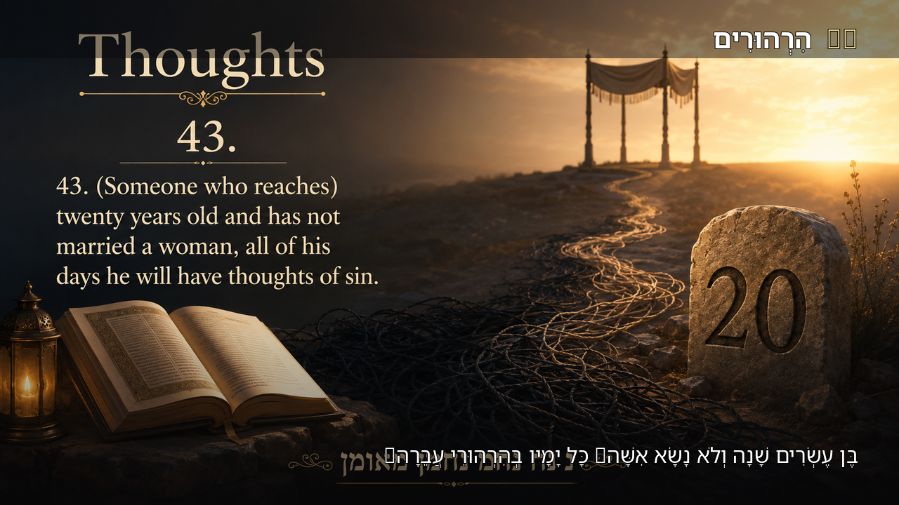 Sefer Hamidos Thoughts teaching 43 hebrew picture