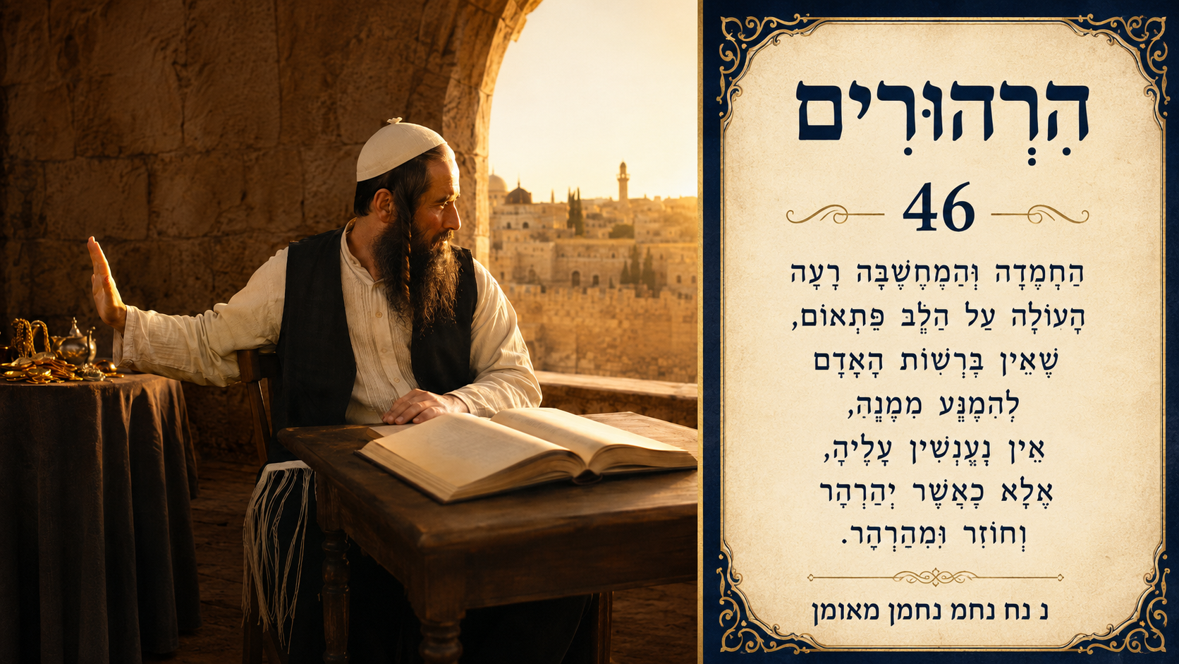 Sefer Hamidos Thoughts teaching 46 hebrew picture
