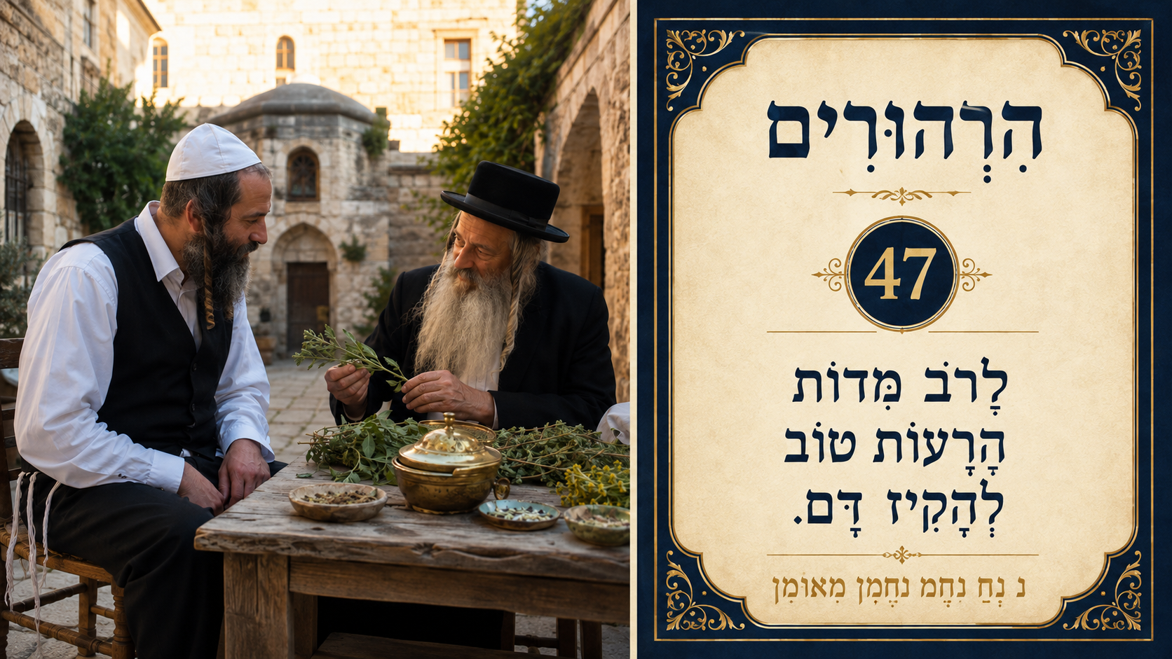 Sefer Hamidos Thoughts teaching 47 hebrew picture