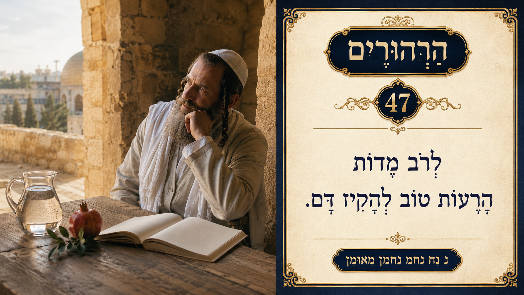 Sefer Hamidos Thoughts teaching 47 hebrew picture