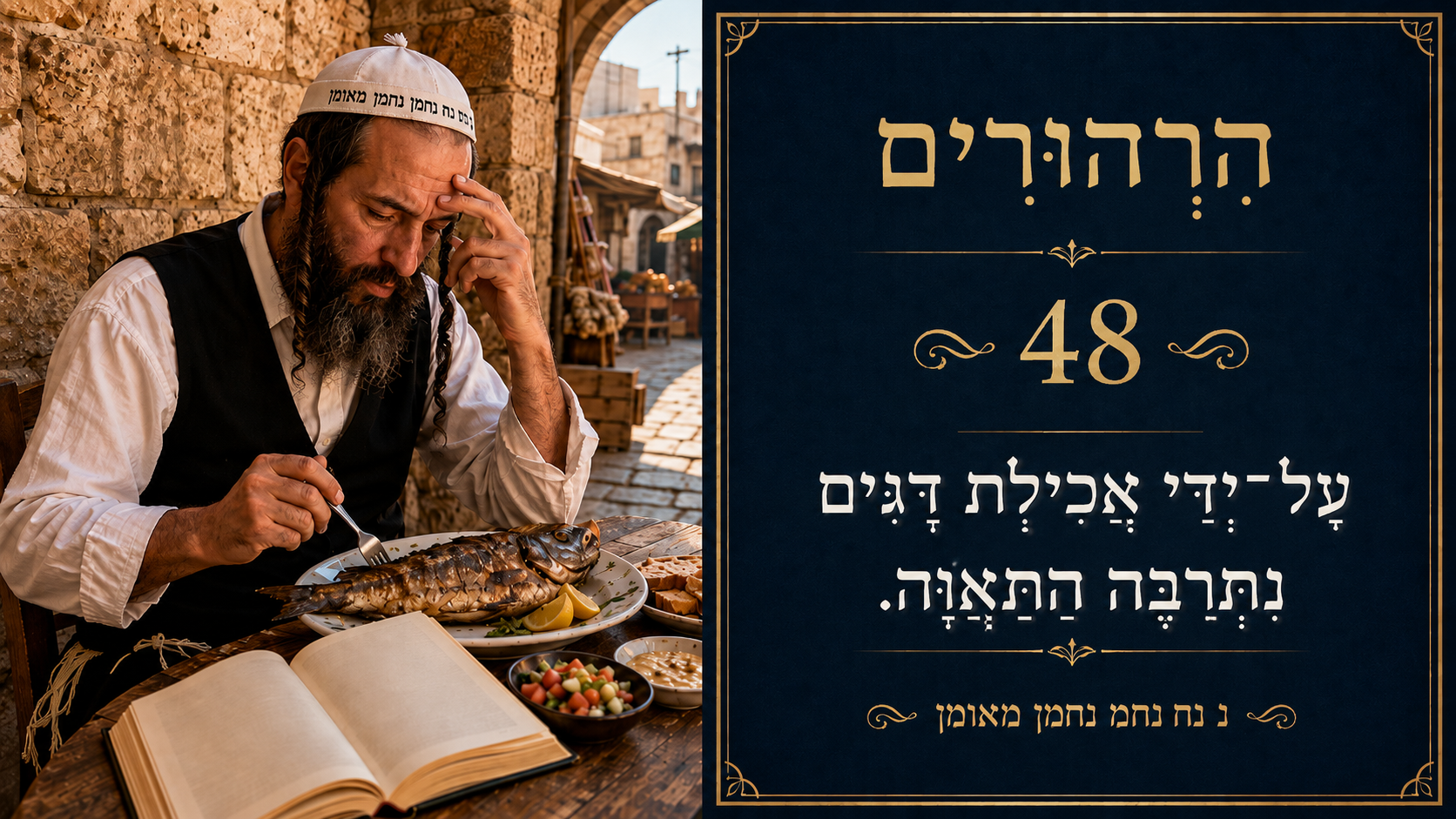 Sefer Hamidos Thoughts teaching 48 hebrew picture