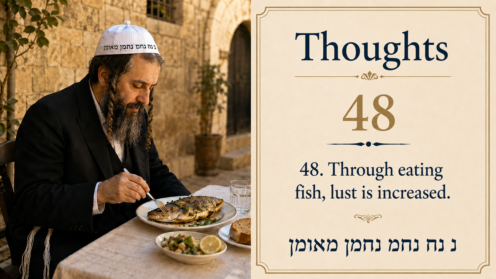 Sefer Hamidos Thoughts teaching 48 english picture
