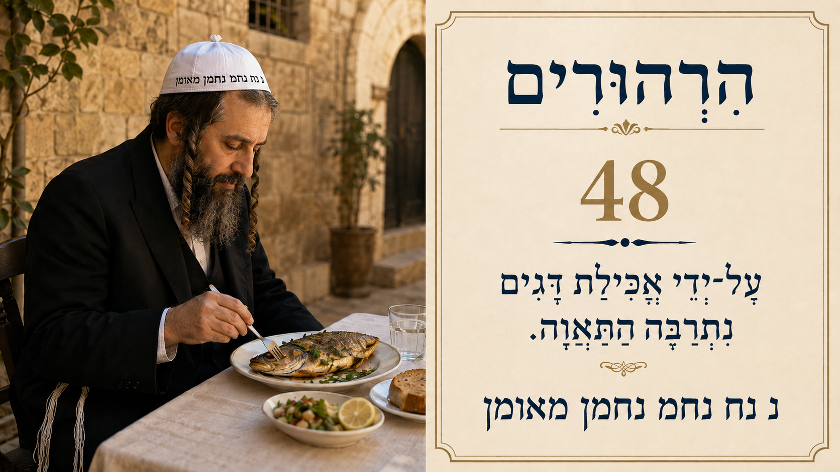 Sefer Hamidos Thoughts teaching 48 hebrew picture