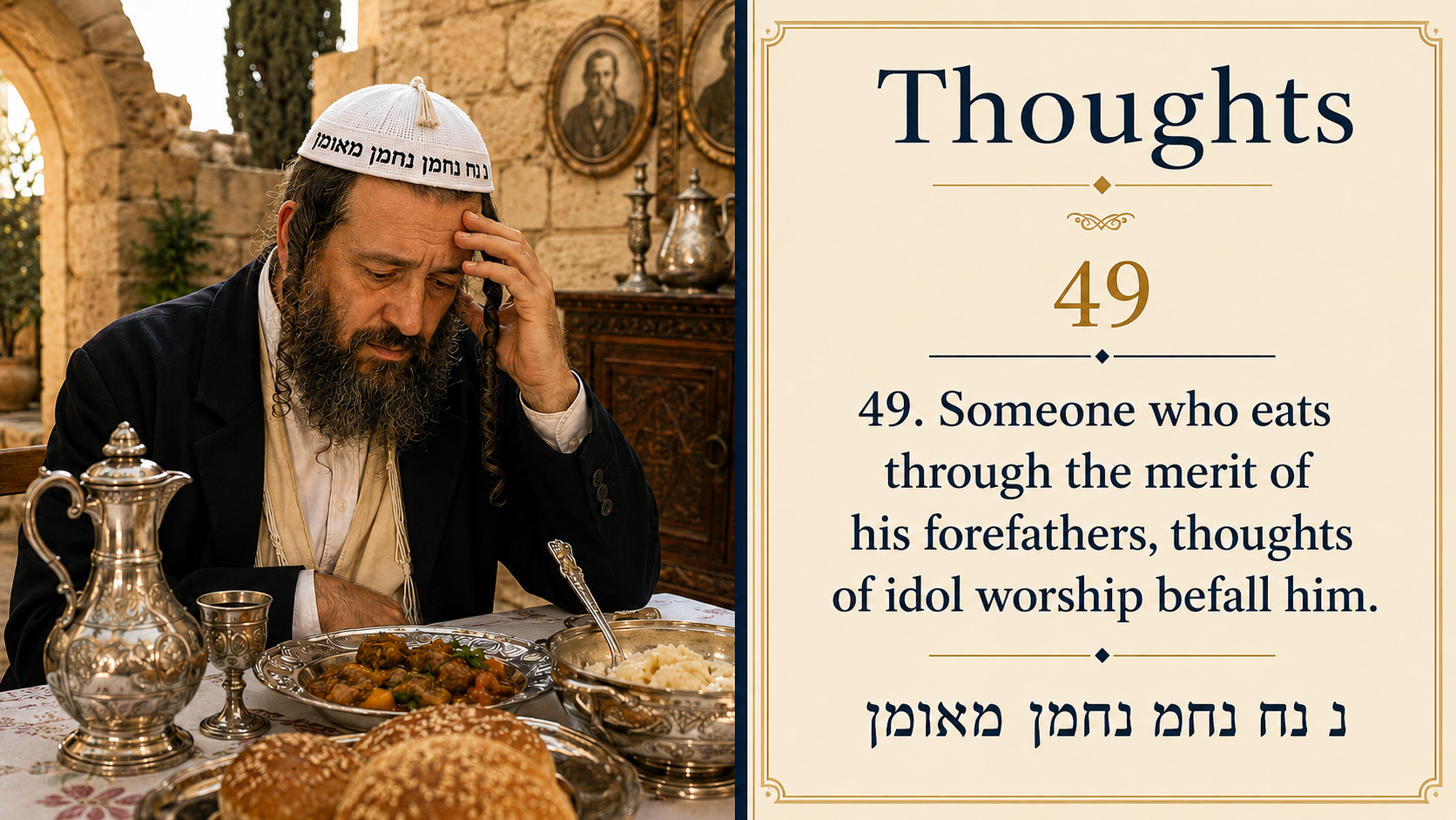 Sefer Hamidos Thoughts teaching 49 english picture