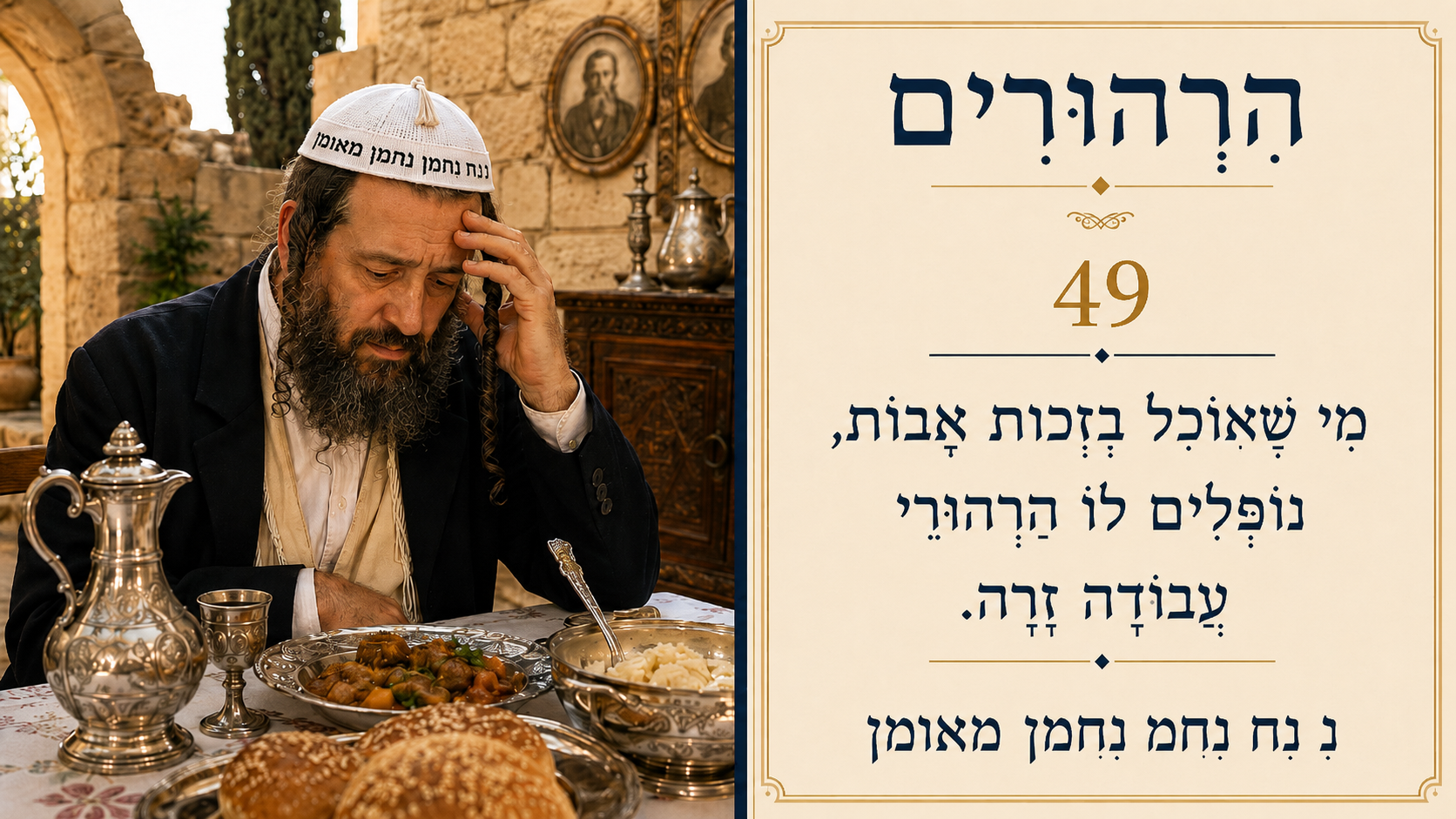 Sefer Hamidos Thoughts teaching 49 hebrew picture