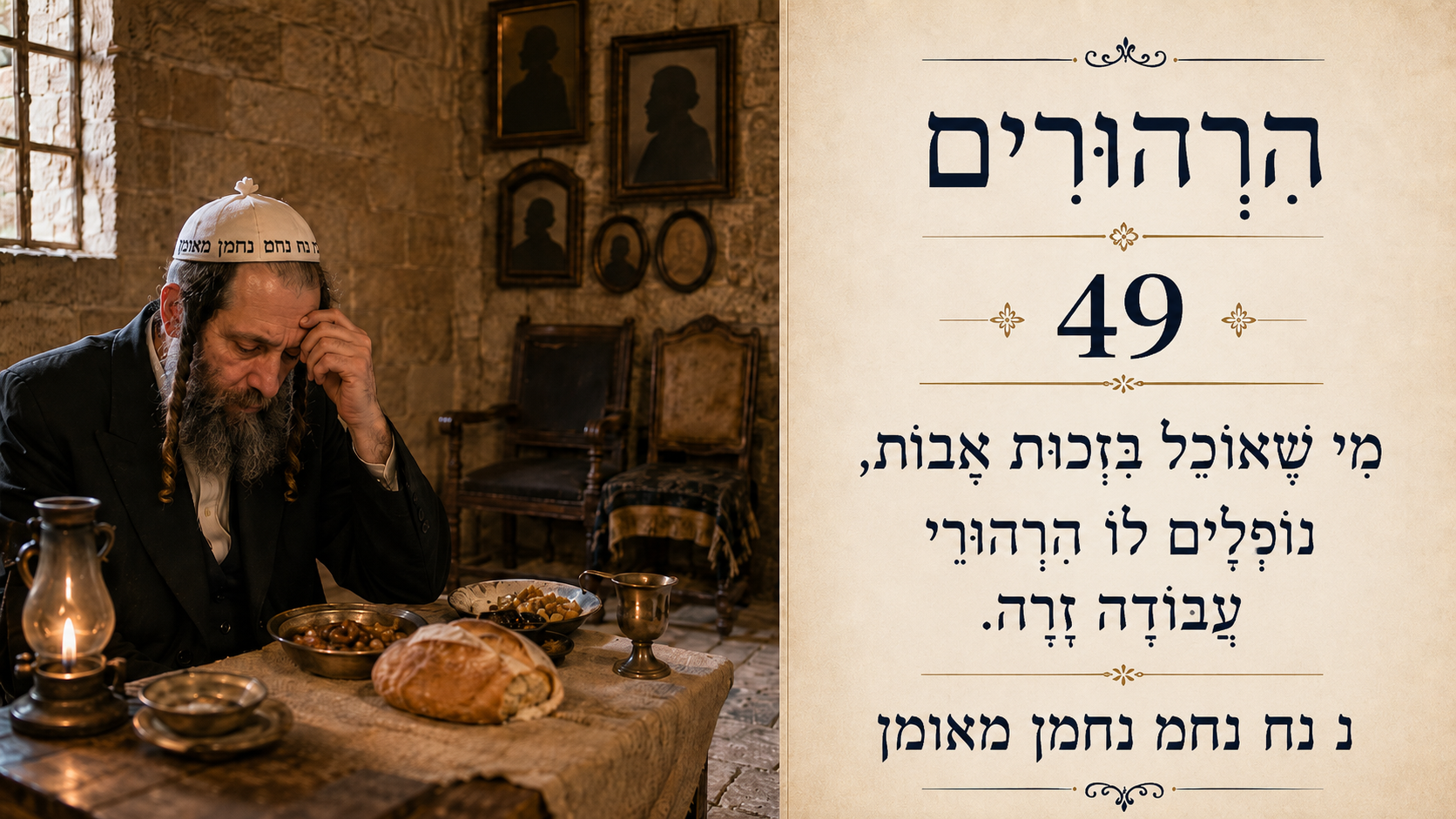 Sefer Hamidos Thoughts teaching 49 hebrew picture