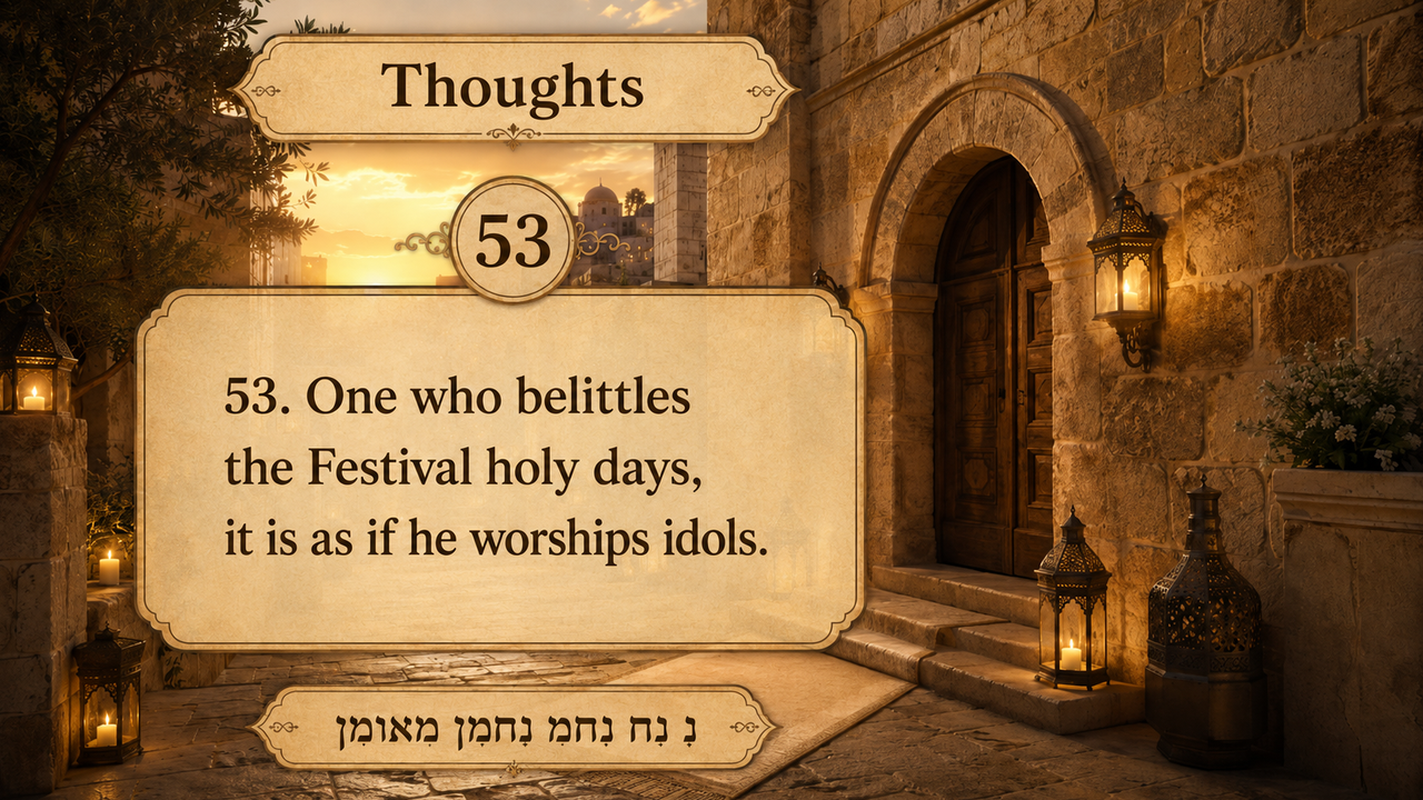 Sefer Hamidos Thoughts teaching 53 english picture