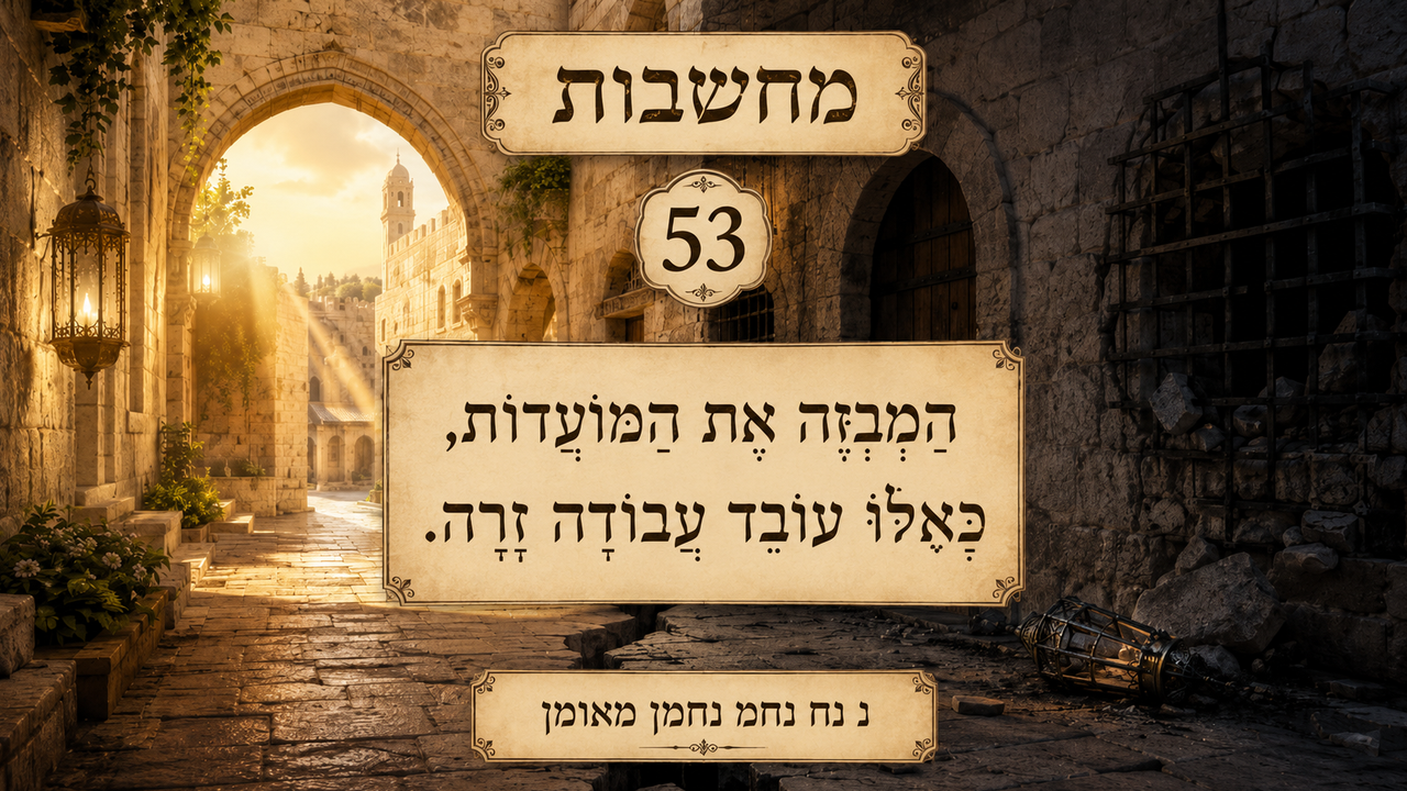 Sefer Hamidos Thoughts teaching 53 hebrew picture