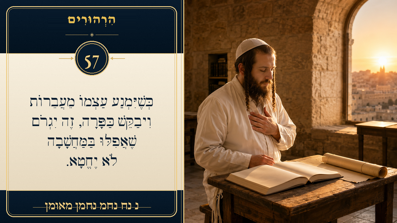 Sefer Hamidos Thoughts teaching 57 hebrew picture