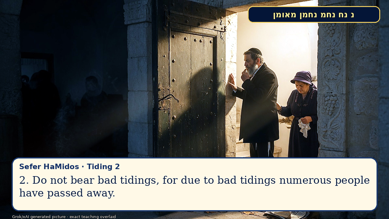 Sefer Hamidos Tiding teaching 2 english picture