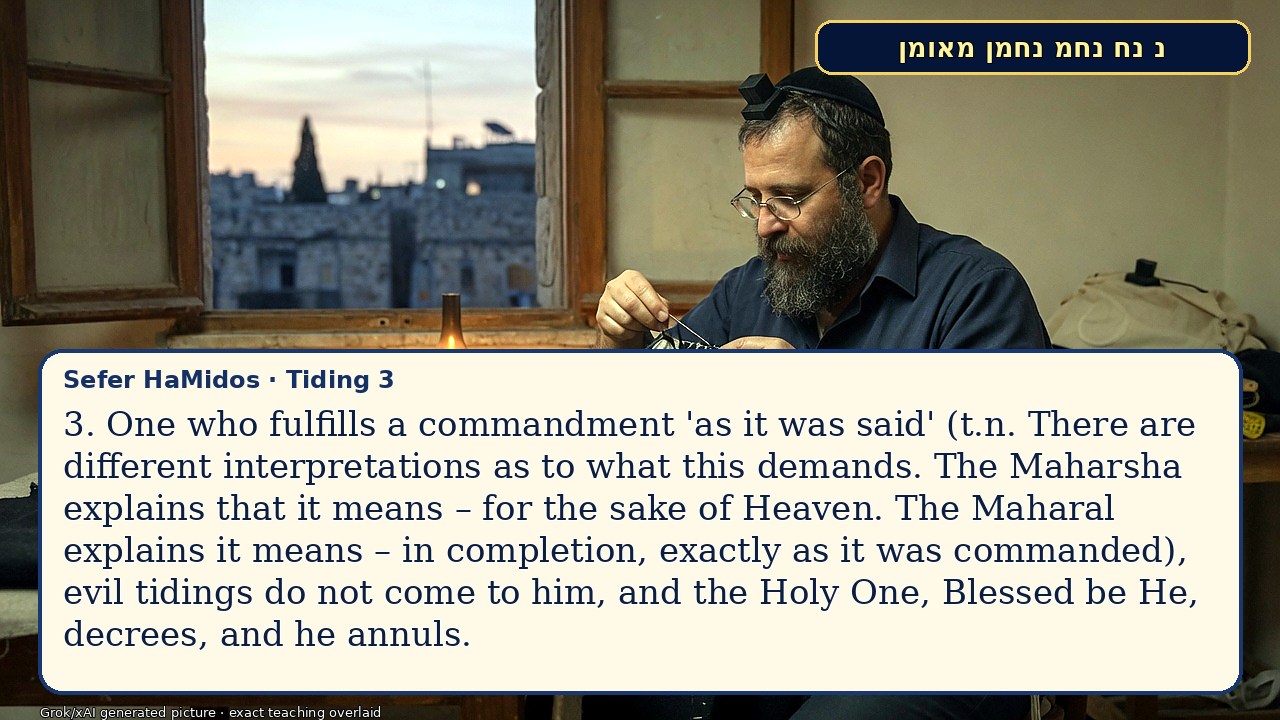 Sefer Hamidos Tiding teaching 3 english picture