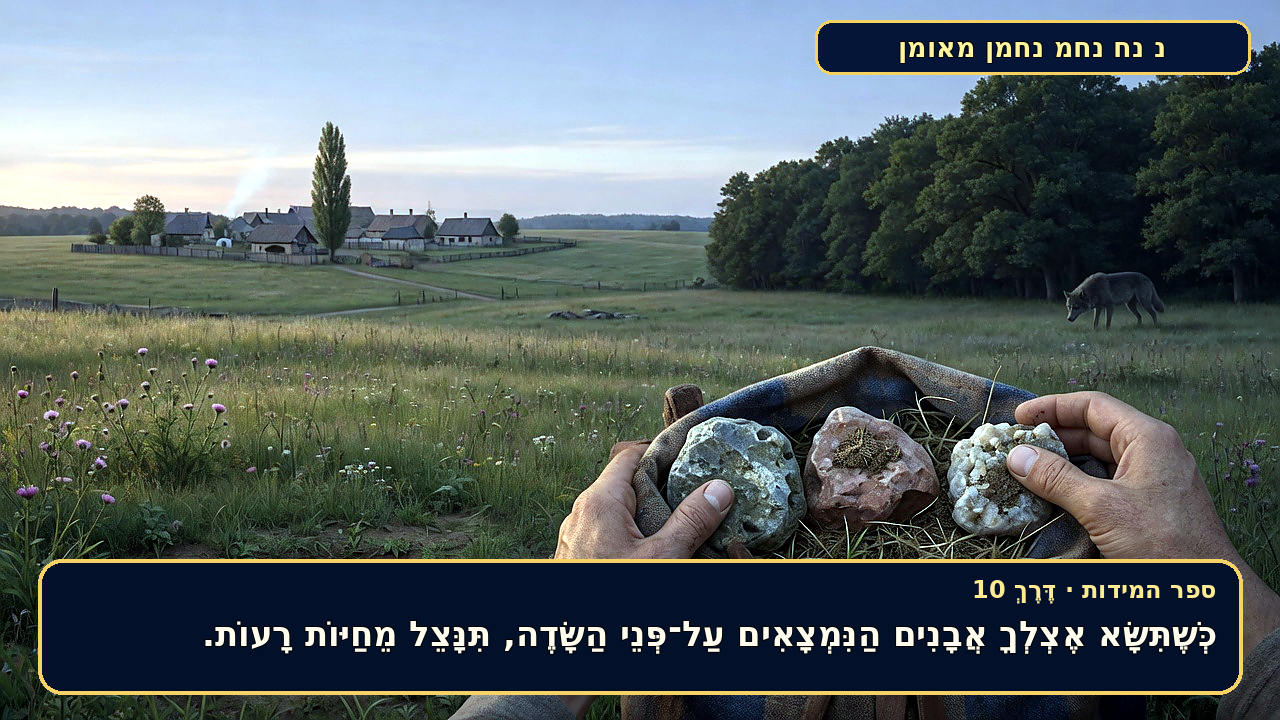 Sefer Hamidos TRAVEL (a way) teaching 10 hebrew picture