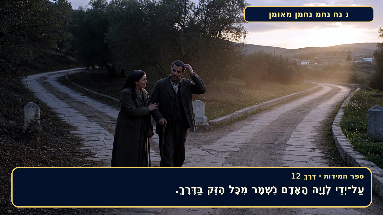 Sefer Hamidos TRAVEL (a way) teaching 12 hebrew picture