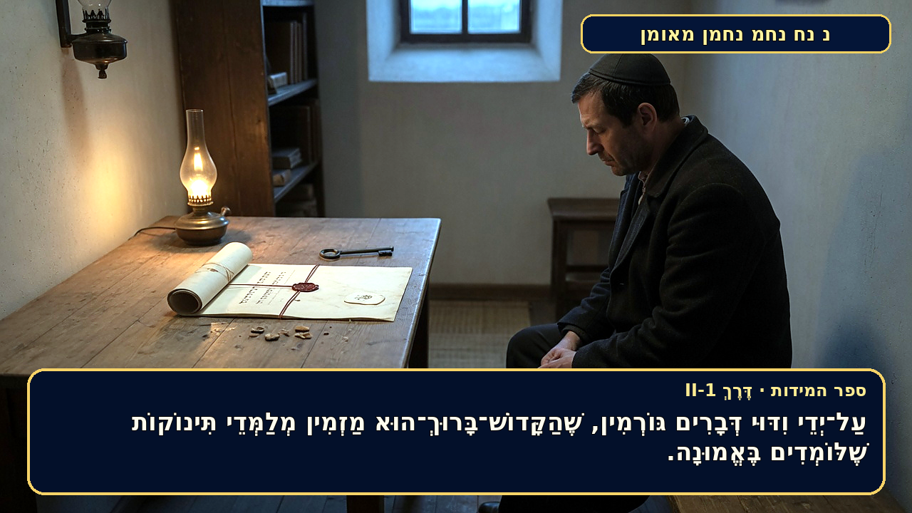 Sefer Hamidos TRAVEL (a way) teaching 15 hebrew picture
