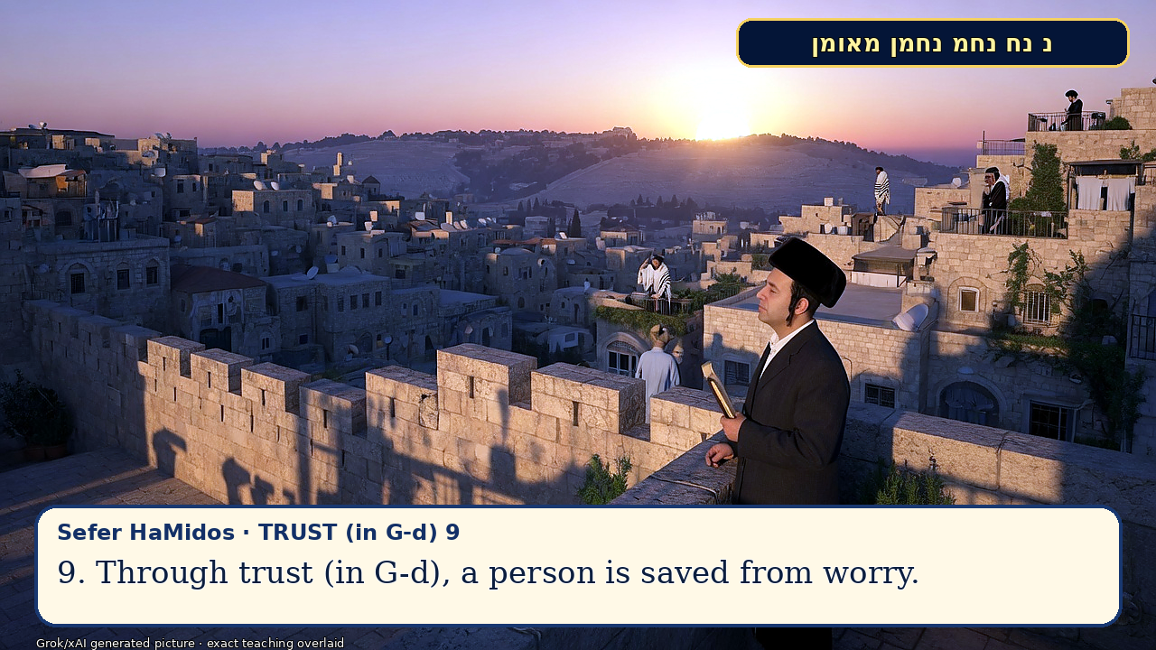 Sefer Hamidos TRUST (in G-d) teaching 9 english picture