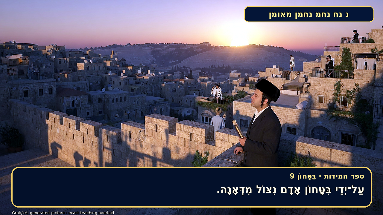Sefer Hamidos TRUST (in G-d) teaching 9 hebrew picture