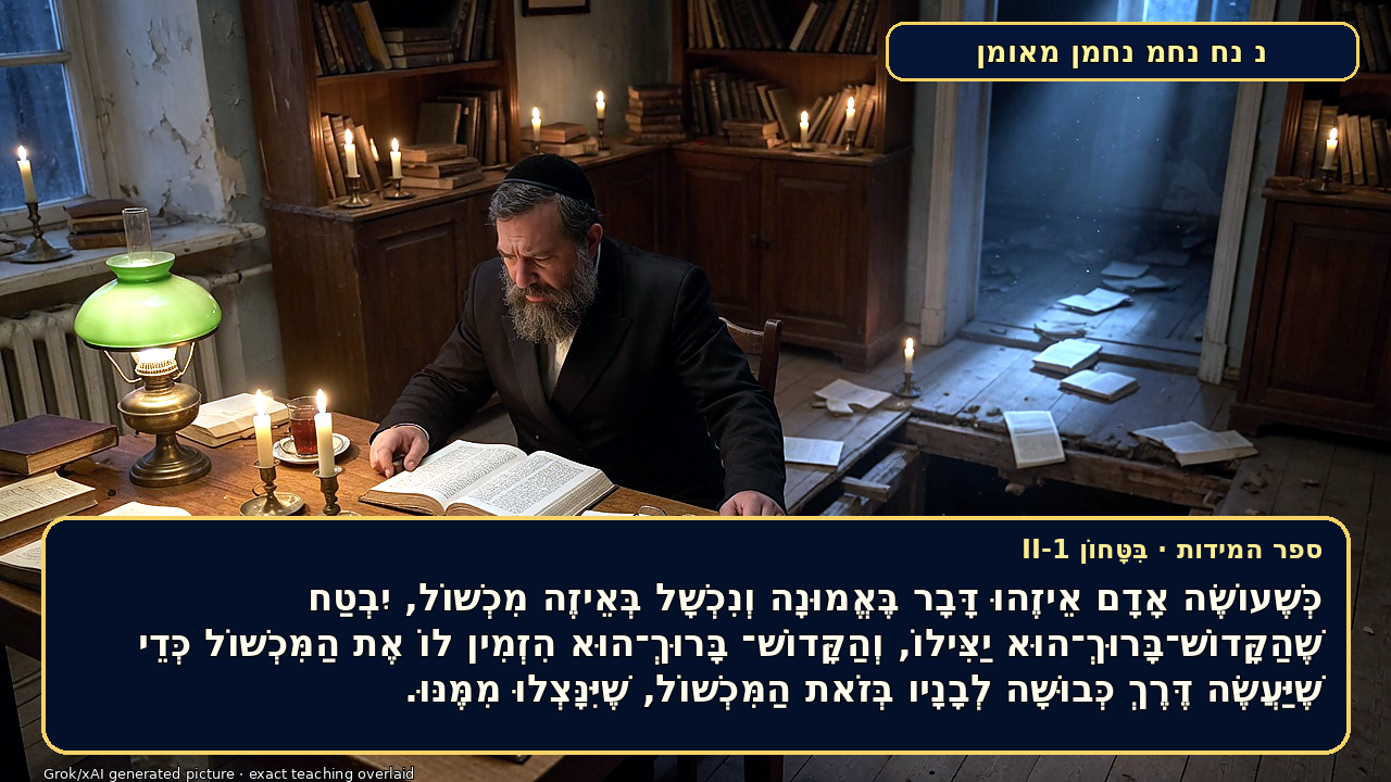 Sefer Hamidos TRUST (in G-d) teaching 20 hebrew picture